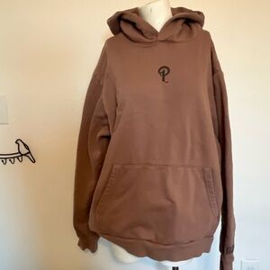 Politics dusty rose hoodie size Large